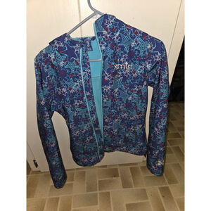 Girls xmth Blue Star Print Jacket XL